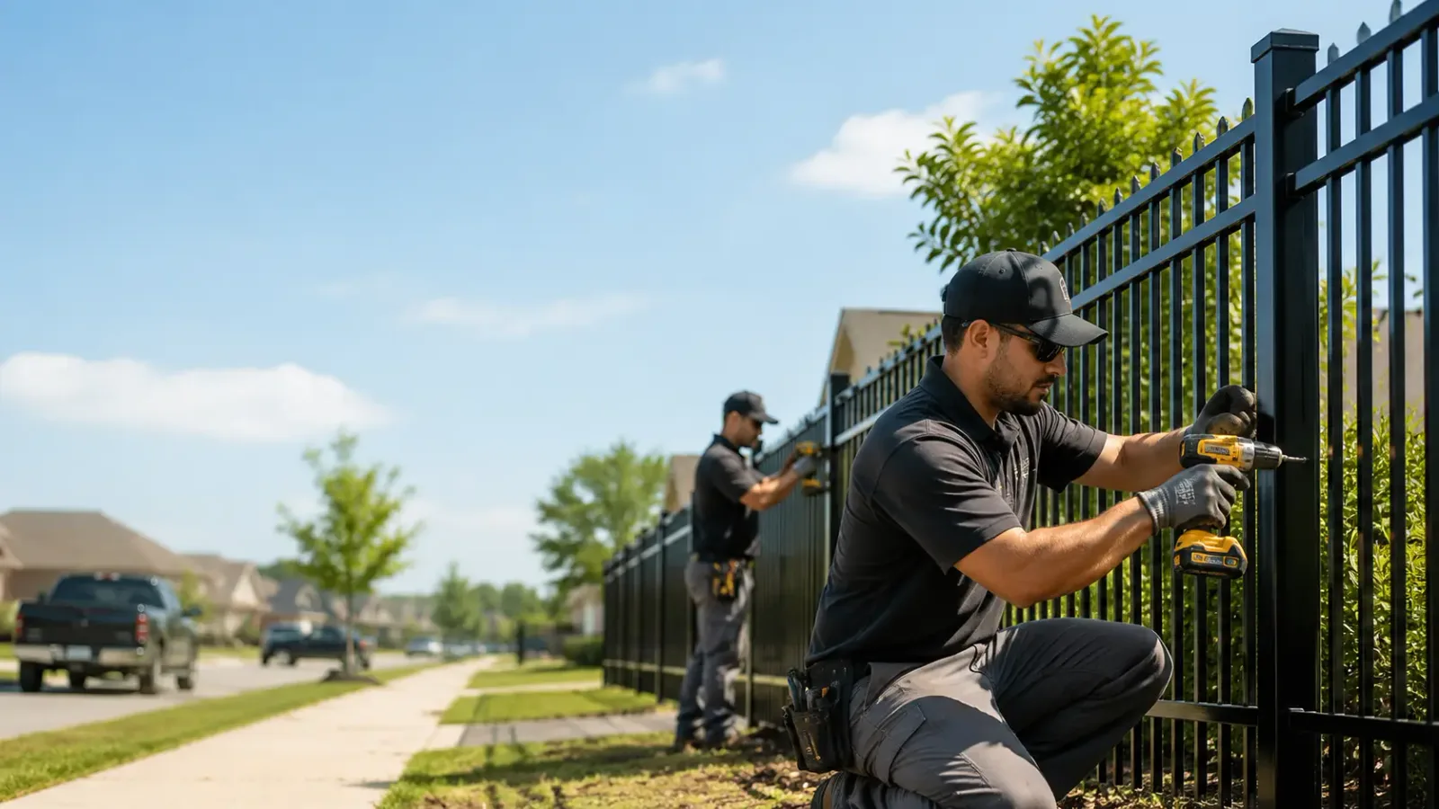 Metal Fence Installation in Hull, GA